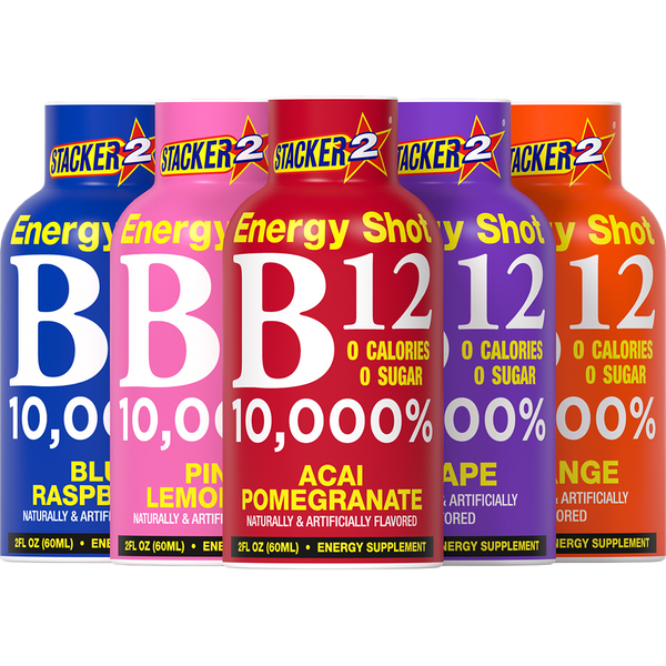 B12 Energy Shots (12pk - 2 oz bottles)