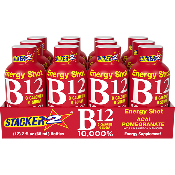 B12 Energy Shots (12pk - 2 oz bottles)