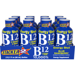 B12 Energy Shots (12pk - 2 oz bottles)