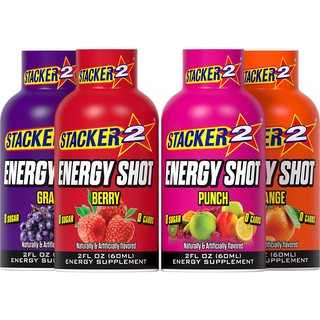 Stacker2 Energy Shots (12pk - 2 oz Bottles)