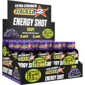 Stacker2 Energy Shots Extra Strength (12pk - 2oz Bottles)