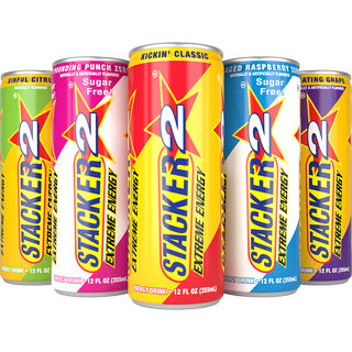 Stacker 2 Extreme Energy Drinks 12oz (12pk - 12 oz Cans)