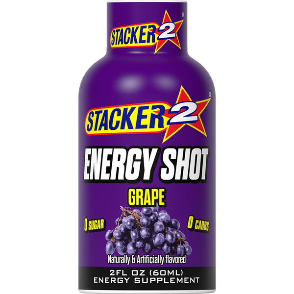 Stacker2 Energy Shots (12pk - 2 oz Bottles)