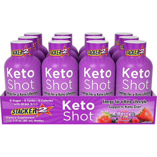 Stacker 2 Keto Shot (12pk – 2 oz Bottles)