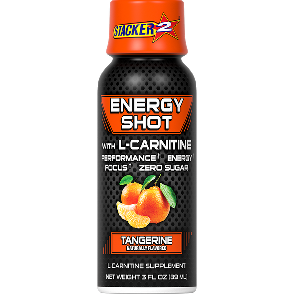 L-Carnitine Shots: Tangerine (12pk - 3 oz Bottles)