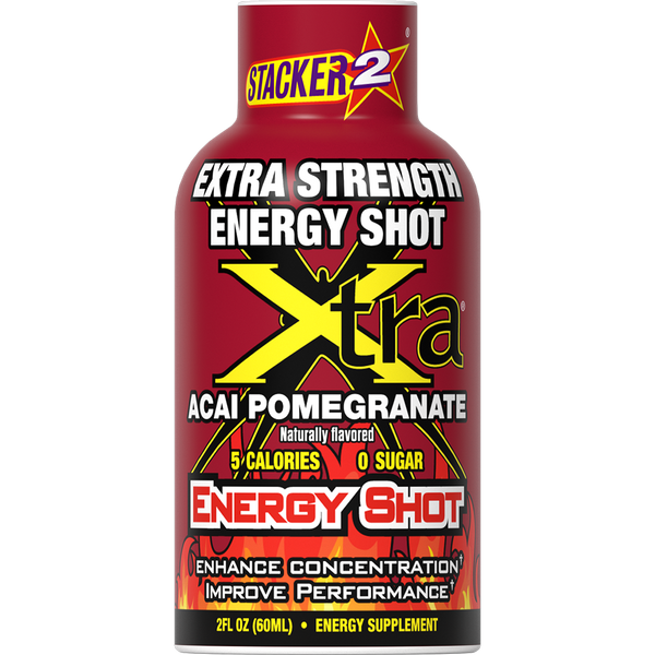 Xtra Energy Shots Extra Strength  (12pk - 2 oz Bottles)