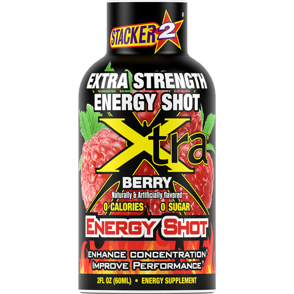 Xtra Energy Shots Extra Strength  (12pk - 2 oz Bottles)