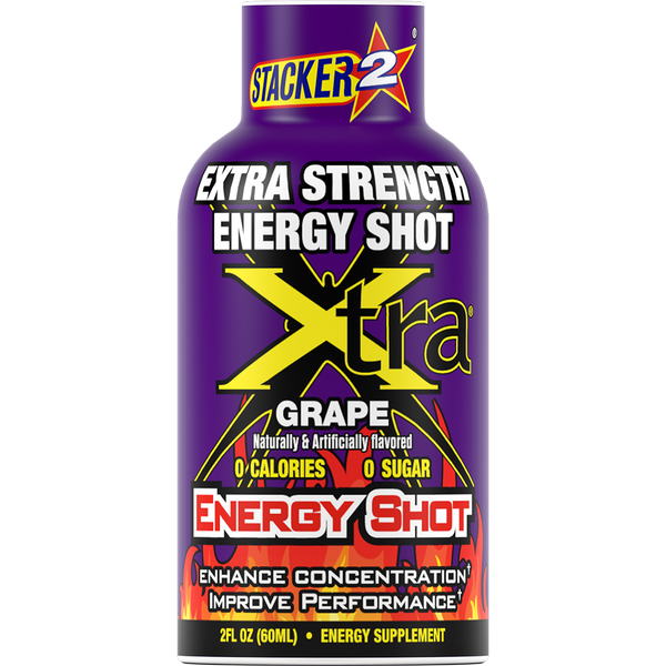 Xtra Energy Shots Extra Strength  (12pk - 2 oz Bottles)