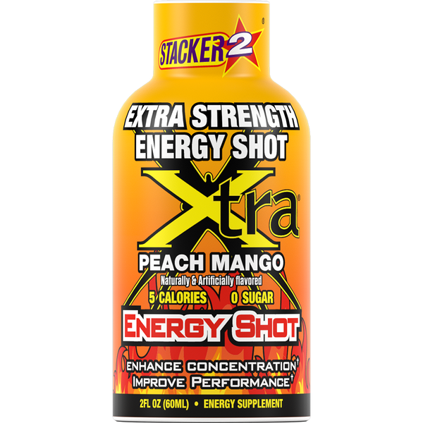 Xtra Energy Shots Extra Strength  (12pk - 2 oz Bottles)