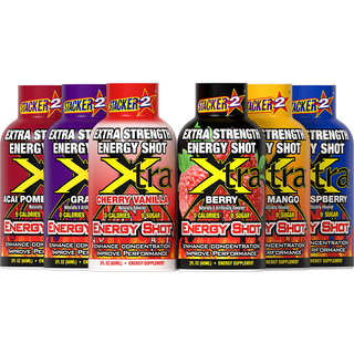 Xtra Energy Shots Extra Strength  (12pk - 2 oz Bottles)