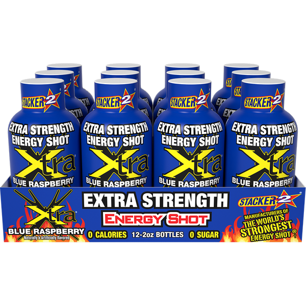 Xtra Energy Shots Extra Strength  (12pk - 2 oz Bottles)