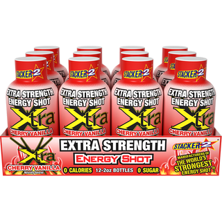 Xtra Energy Shots Extra Strength  (12pk - 2 oz Bottles)