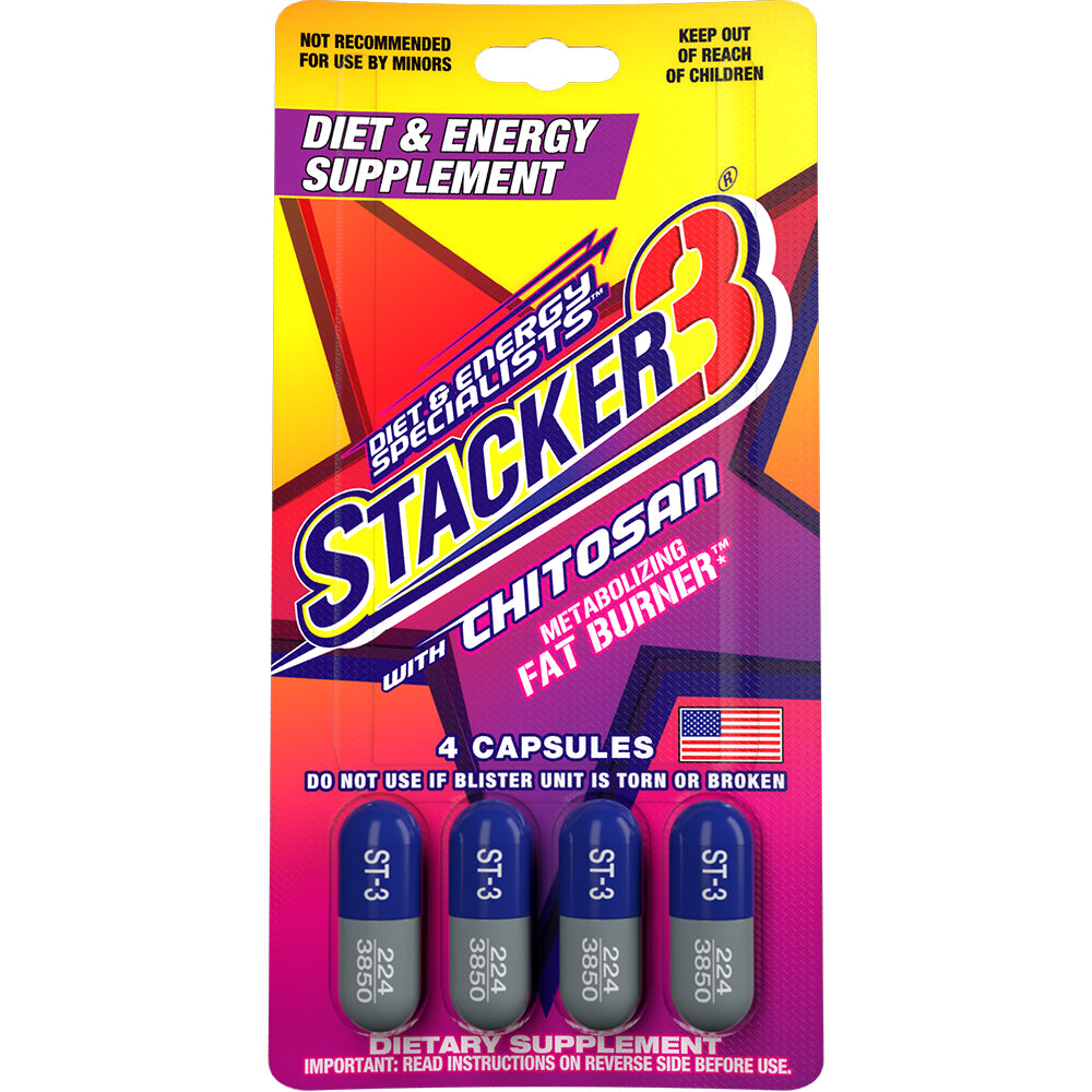 Stacker 3 Metabolizing Fat Burner w/ Chitosan Reviews 2024